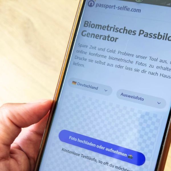 passport-selfie, Biometrisches Passbild Generator App